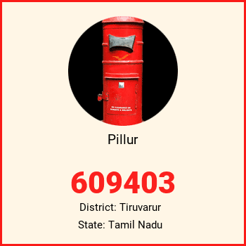 Pillur pin code, district Tiruvarur in Tamil Nadu