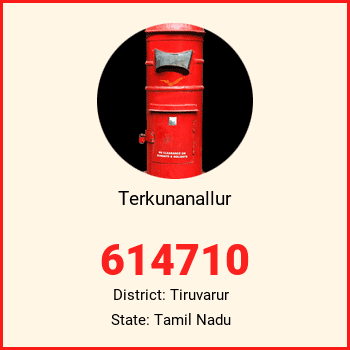 Terkunanallur pin code, district Tiruvarur in Tamil Nadu