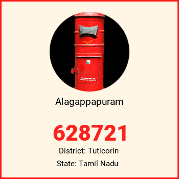 Alagappapuram pin code, district Tuticorin in Tamil Nadu