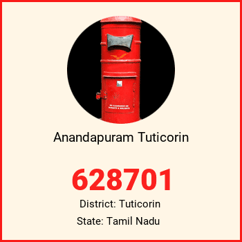 Anandapuram Tuticorin pin code, district Tuticorin in Tamil Nadu