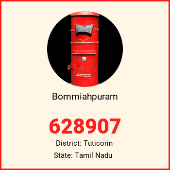 Bommiahpuram pin code, district Tuticorin in Tamil Nadu