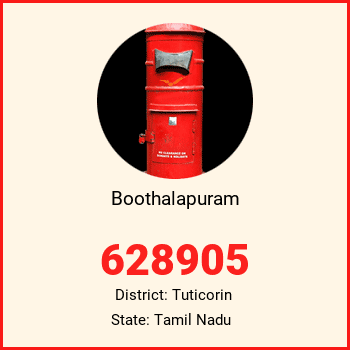 Boothalapuram pin code, district Tuticorin in Tamil Nadu