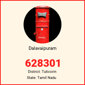 Dalavaipuram pin code, district Tuticorin in Tamil Nadu