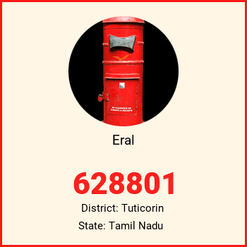 Eral pin code, district Tuticorin in Tamil Nadu