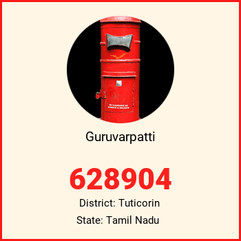 Guruvarpatti pin code, district Tuticorin in Tamil Nadu
