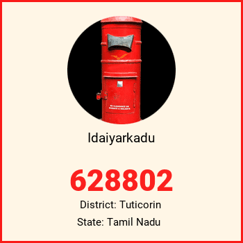 Idaiyarkadu pin code, district Tuticorin in Tamil Nadu