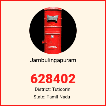 Jambulingapuram pin code, district Tuticorin in Tamil Nadu