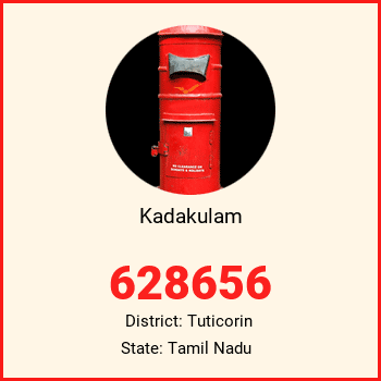 Kadakulam pin code, district Tuticorin in Tamil Nadu