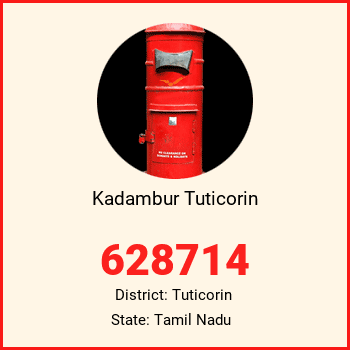 Kadambur Tuticorin pin code, district Tuticorin in Tamil Nadu