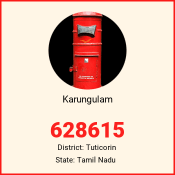 Karungulam pin code, district Tuticorin in Tamil Nadu