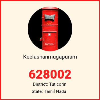 Keelashanmugapuram pin code, district Tuticorin in Tamil Nadu
