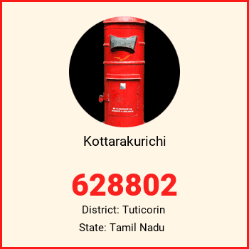 Kottarakurichi pin code, district Tuticorin in Tamil Nadu