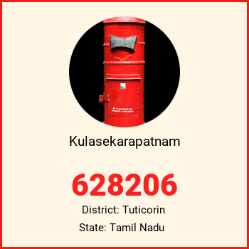Kulasekarapatnam pin code, district Tuticorin in Tamil Nadu