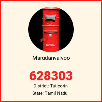 Marudanvalvoo pin code, district Tuticorin in Tamil Nadu