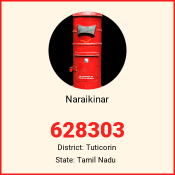 Naraikinar pin code, district Tuticorin in Tamil Nadu