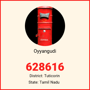 Oyyangudi pin code, district Tuticorin in Tamil Nadu