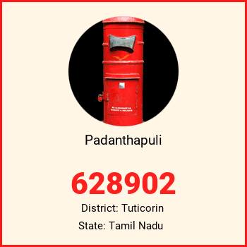 Padanthapuli pin code, district Tuticorin in Tamil Nadu
