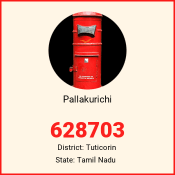 Pallakurichi pin code, district Tuticorin in Tamil Nadu