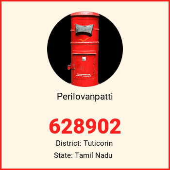 Perilovanpatti pin code, district Tuticorin in Tamil Nadu
