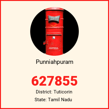 Punniahpuram pin code, district Tuticorin in Tamil Nadu