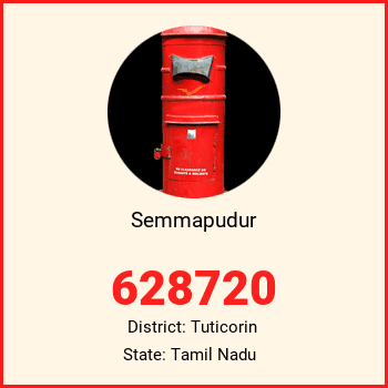 Semmapudur pin code, district Tuticorin in Tamil Nadu