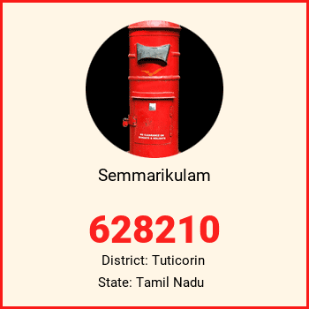 Semmarikulam pin code, district Tuticorin in Tamil Nadu