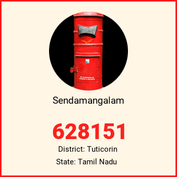 Sendamangalam pin code, district Tuticorin in Tamil Nadu
