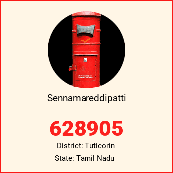 Sennamareddipatti pin code, district Tuticorin in Tamil Nadu