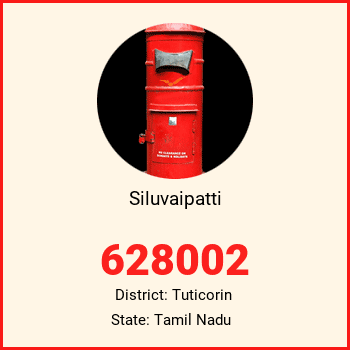 Siluvaipatti pin code, district Tuticorin in Tamil Nadu