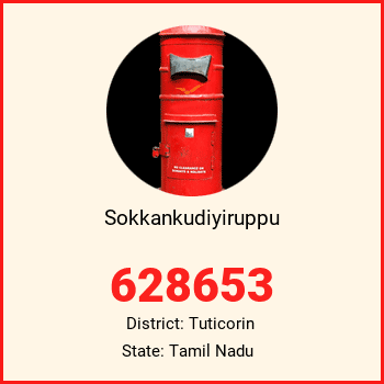 Sokkankudiyiruppu pin code, district Tuticorin in Tamil Nadu