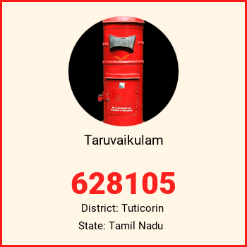 Taruvaikulam pin code, district Tuticorin in Tamil Nadu