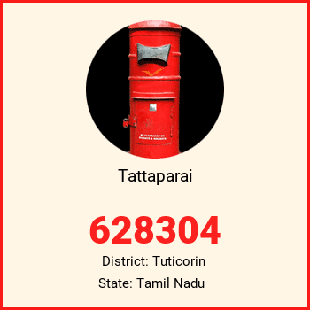 Tattaparai pin code, district Tuticorin in Tamil Nadu