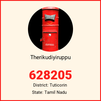 Therikudiyiruppu pin code, district Tuticorin in Tamil Nadu