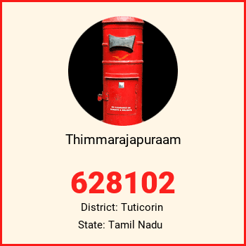 Thimmarajapuraam pin code, district Tuticorin in Tamil Nadu