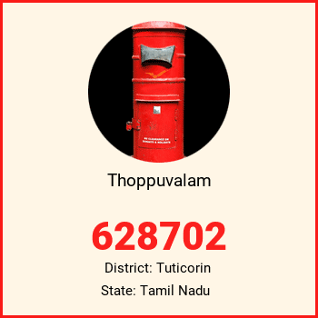 Thoppuvalam pin code, district Tuticorin in Tamil Nadu
