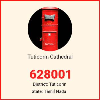 Tuticorin Cathedral pin code, district Tuticorin in Tamil Nadu