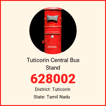 Tuticorin Central Bus Stand pin code, district Tuticorin in Tamil Nadu