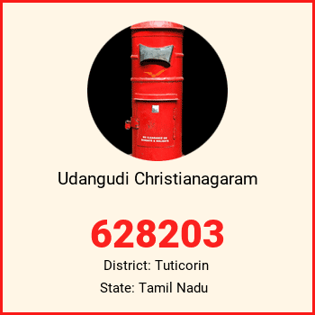 Udangudi Christianagaram pin code, district Tuticorin in Tamil Nadu