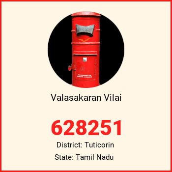 Valasakaran Vilai pin code, district Tuticorin in Tamil Nadu
