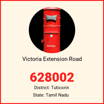 Victoria Extension Road pin code, district Tuticorin in Tamil Nadu
