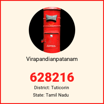 Virapandianpatanam pin code, district Tuticorin in Tamil Nadu