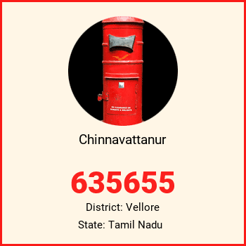 Chinnavattanur pin code, district Vellore in Tamil Nadu