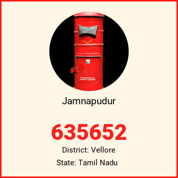 Jamnapudur pin code, district Vellore in Tamil Nadu