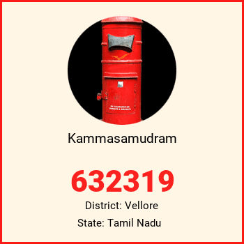 Kammasamudram pin code, district Vellore in Tamil Nadu