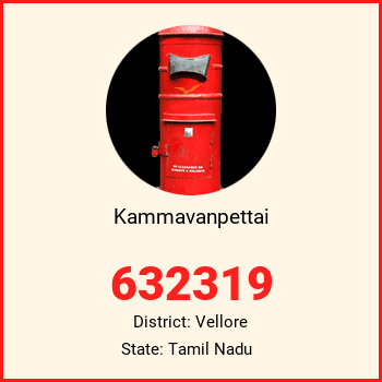 Kammavanpettai pin code, district Vellore in Tamil Nadu