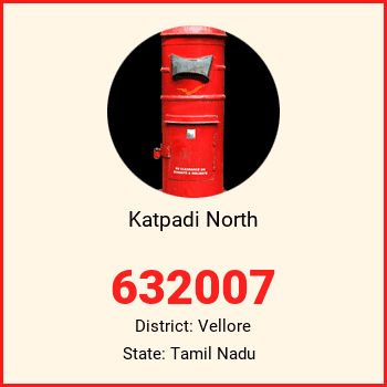 Katpadi North pin code, district Vellore in Tamil Nadu
