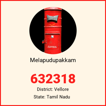 Melapudupakkam pin code, district Vellore in Tamil Nadu