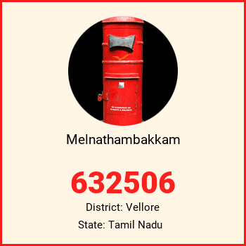 Melnathambakkam pin code, district Vellore in Tamil Nadu