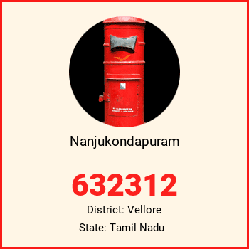 Nanjukondapuram pin code, district Vellore in Tamil Nadu