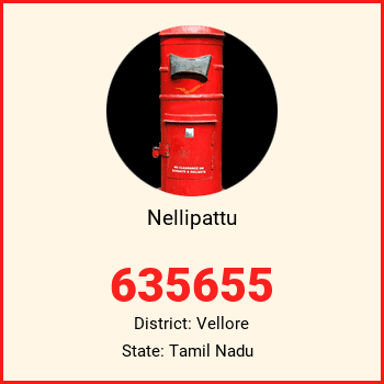 Nellipattu pin code, district Vellore in Tamil Nadu